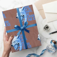 Crush Ice Wrapping Paper Roll Wolf Human Rights Protest