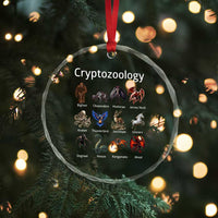 Cryptid Creatures Crystal Glass Ornament Cryptozoology Fantasy Mythical Monsters TS02