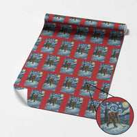 Cryptid Hockey Bigfoot Starry Night Inspired Funny Gift Wrapping Paper Roll - Wonder Print Shop
