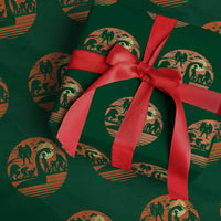 Cryptid Monsters Wrapping Paper Roll Bigfoot Loch Ness Monster Mothman Aliens Weirdcore Folk Horror