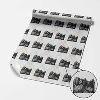 Cryptid Mount Rushmore Wrapping Paper Roll Bigfoot Mothman Jersey Devil Chupacabra