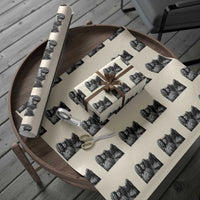 Cryptid Mount Rushmore Wrapping Paper Roll Bigfoot Mothman Jersey Devil Chupacabra