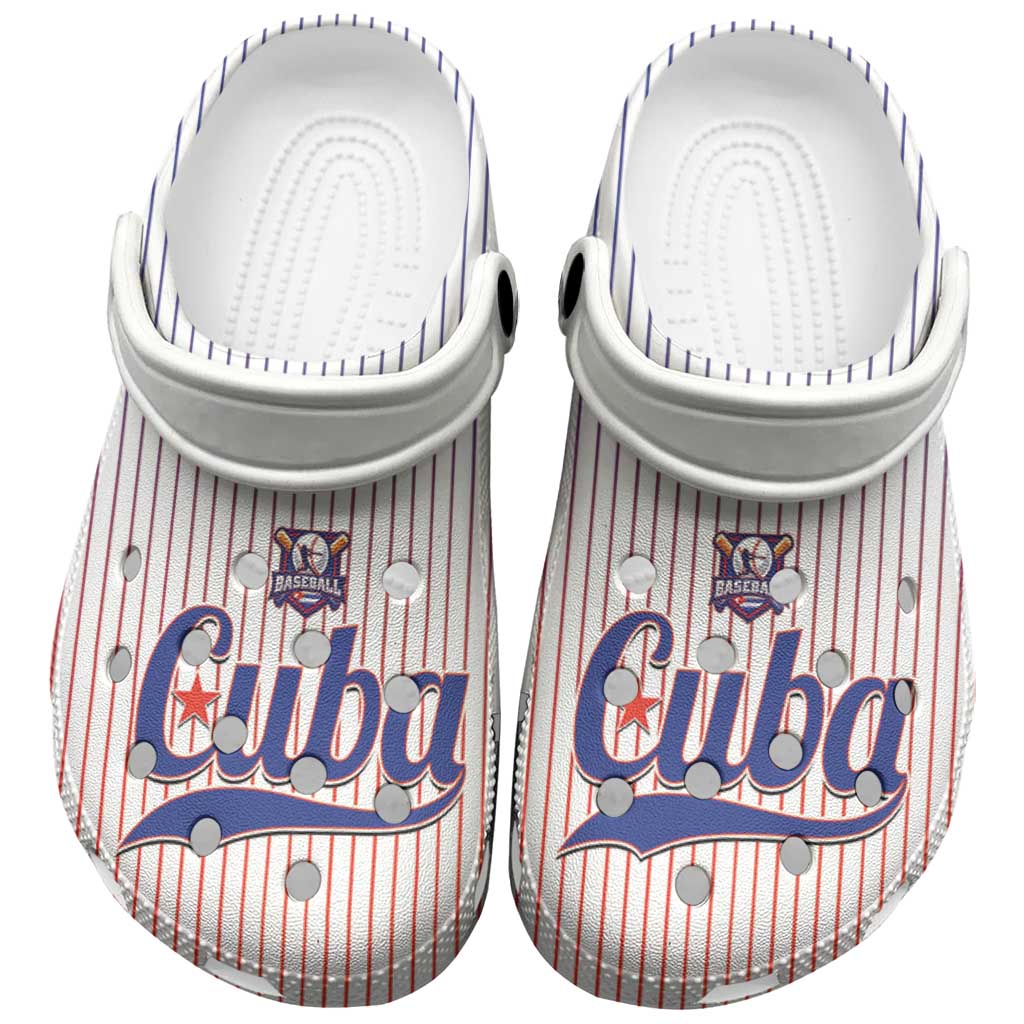 Cuba Baseball Clogs Shoes 2026 Go Champions White Version - Wonder Print Shop