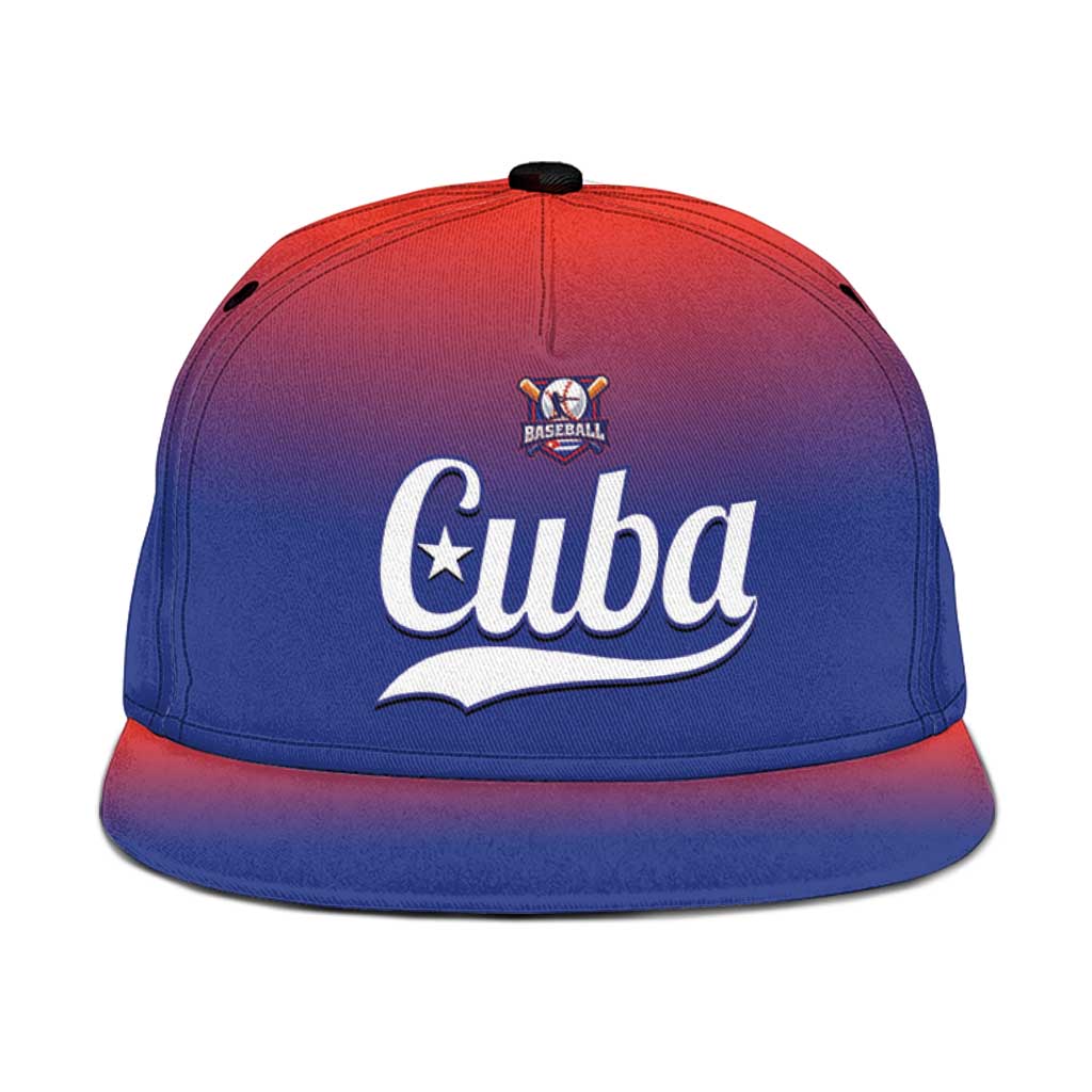 Cuba Baseball Snapback Cap 2026 Go Champions Red Version - Wonder Print Shop