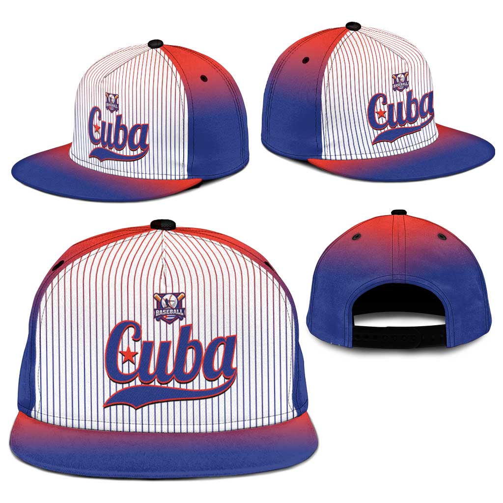 Cuba Baseball Snapback Cap 2026 Go Champions White Version - Wonder Print Shop