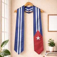 Cuba Graduation Stole Flag Style