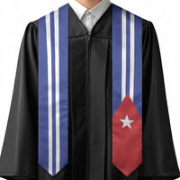 Cuba Graduation Stole Flag Style