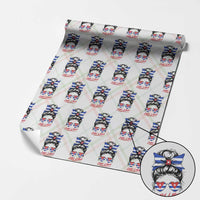 Cuba Libre Wrapping Paper Roll Messy Bun Cuban Woman Sunglasses