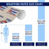 Cuban American Pride Wrapping Paper Roll Freedom For Cuba