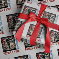 Cuban American Pride Wrapping Paper Roll Viva Cuba Libre Supporter