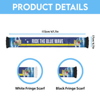 Curacao 2026 Football Soccer Scarf Ride Blue Wave