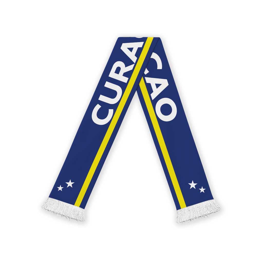 Curacao Football 2026 Soccer Scarf Flag Style