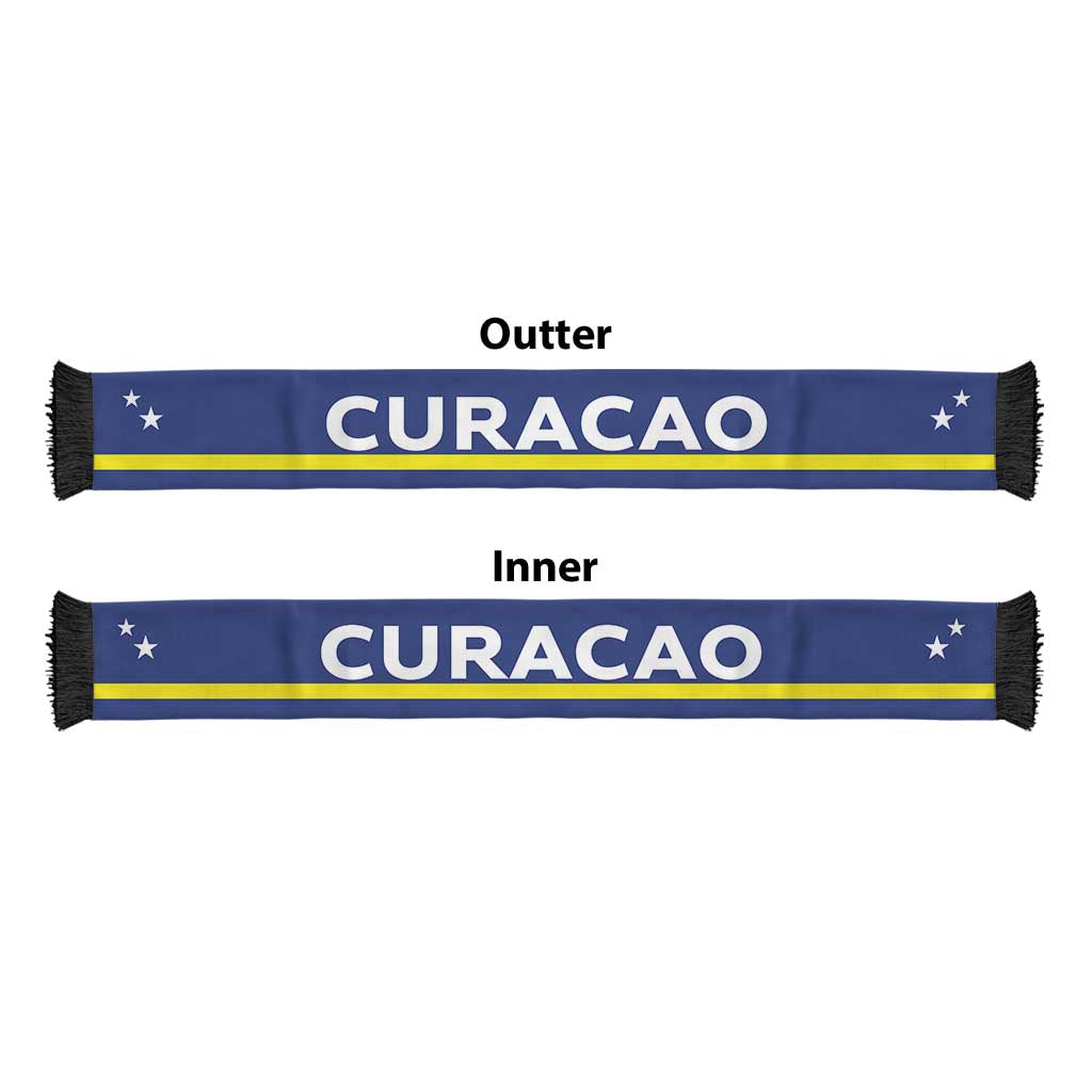 Curacao Football 2026 Soccer Scarf Flag Style