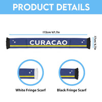 Curacao Football 2026 Soccer Scarf Flag Style