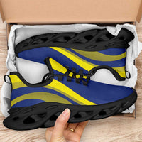 Curacao Football Clunky Sneakers Flag-Inspired Curve Style