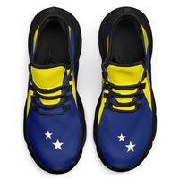 Curacao Football Clunky Sneakers Flag-Inspired Curve Style