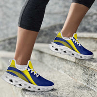 Curacao Football Clunky Sneakers Flag-Inspired Curve Style