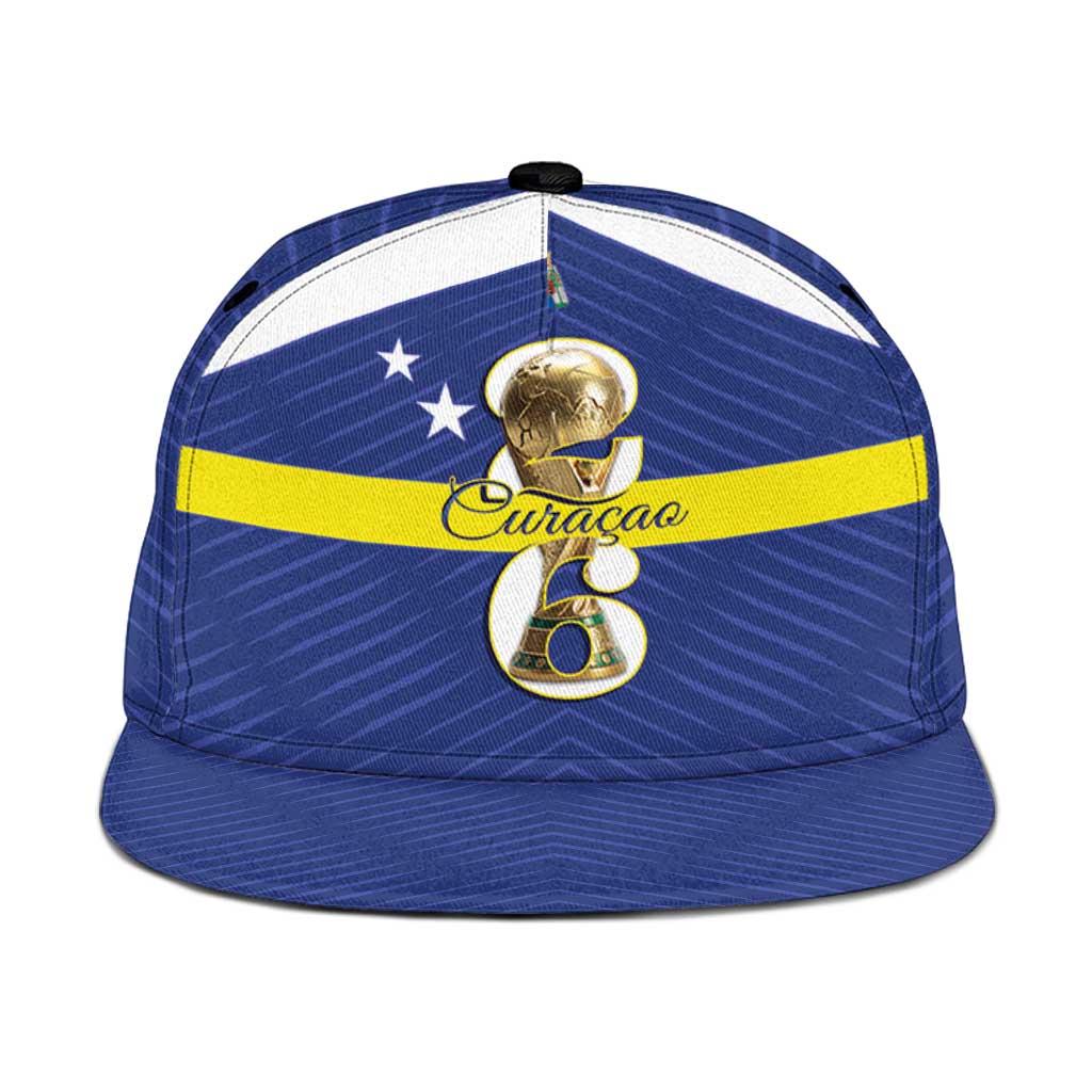 Curacao Football Snapback Cap 2026 The Blue Wave is Rising - Wonder Print Shop