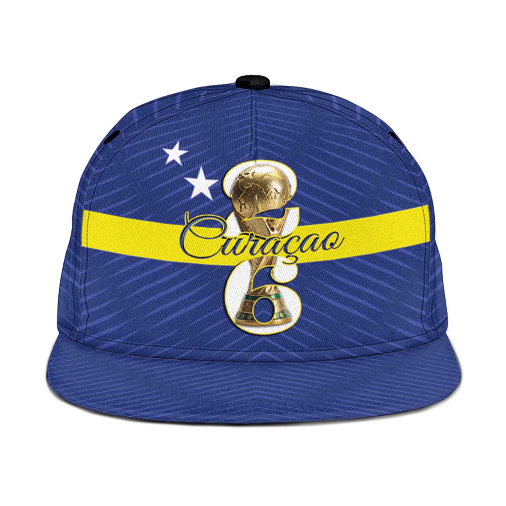 Curacao Football Snapback Cap 2026 The Blue Wave is Rising - Wonder Print Shop