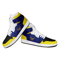 Curaçao High Sneakers AJ1 Classic National Flag Style - Wonder Print Shop