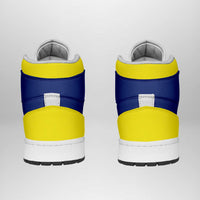 Curaçao High Sneakers AJ1 Classic National Flag Style - Wonder Print Shop