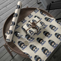 Curacao Soccer Messy Bun Girl Wrapping Paper Roll Proud Curacaoan Heritage Gift