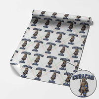 Curacao Warrior Football Fan Wrapping Paper Roll Proud Island Game Day Gift