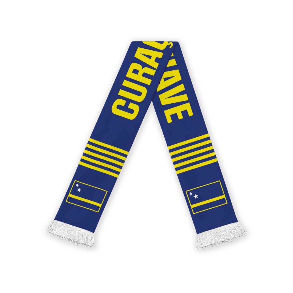 Curacao World Football 2026 Soccer Scarf National Pride Never Stops