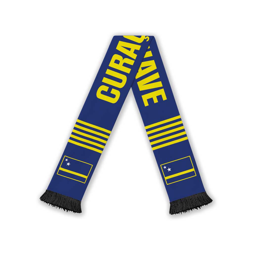 Curacao World Football 2026 Soccer Scarf National Pride Never Stops