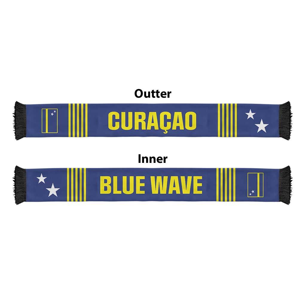 Curacao World Football 2026 Soccer Scarf National Pride Never Stops