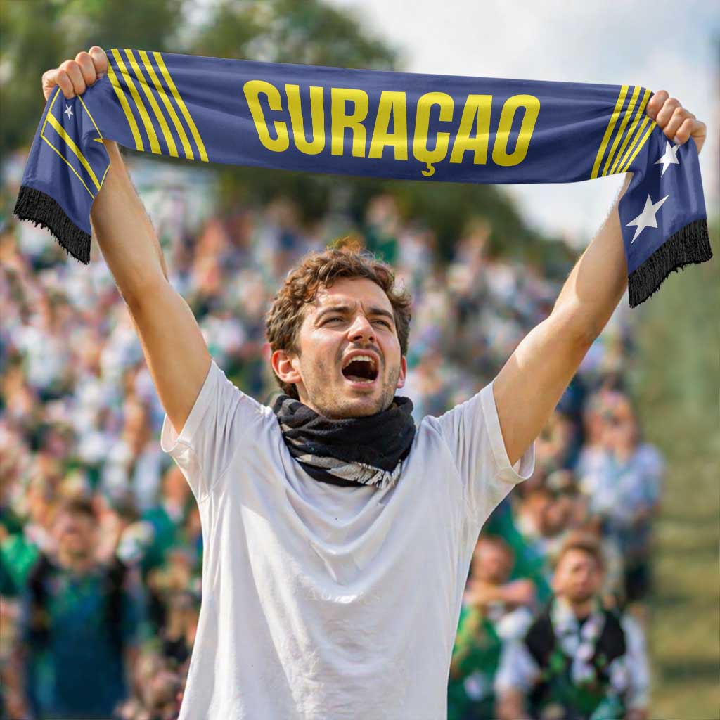 Curacao World Football 2026 Soccer Scarf National Pride Never Stops