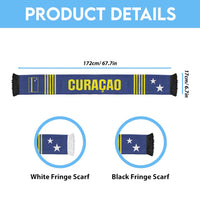 Curacao World Football 2026 Soccer Scarf National Pride Never Stops