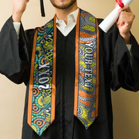 Custom African Tribal Mixed Pattern Graduation Stole