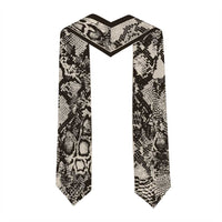 Custom African Wild Animal Skins Graduation Stole Snake and Crocodile Mix Skin