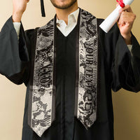 Custom African Wild Animal Skins Graduation Stole Snake and Crocodile Mix Skin