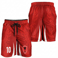 Custom Albania National Football Shorts for Men The Wings Sporty Style - Wonder Print Shop