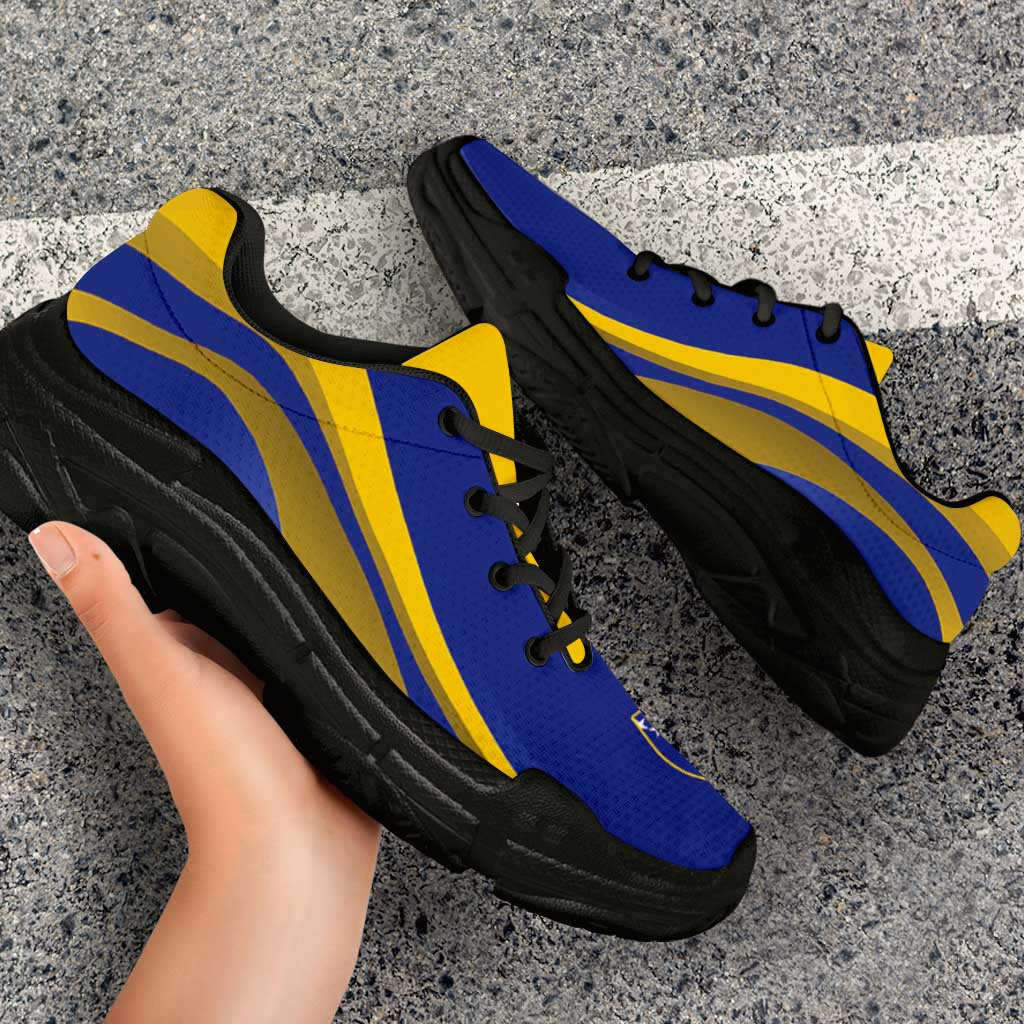 Bosnia And Herzegovina Football Chunky Sneakers Zmajevi Rising Strong
