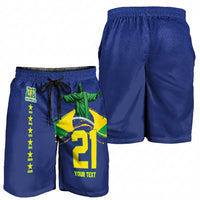 Custom Brazil WC26 Future Champions Shorts for Men Selecao Canarinho Comeback Story - Wonder Print Shop