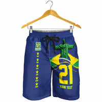 Custom Brazil WC26 Future Champions Shorts for Men Selecao Canarinho Comeback Story - Wonder Print Shop