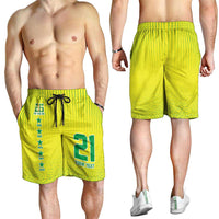 Custom Brazil World Football Legacy Shorts for Men 5 Times History Champions - Wonder Print Shop
