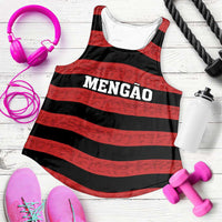 Custom Brazilian Football Big Mengo Women Racerback Tank Rubro-Negro Go Glory