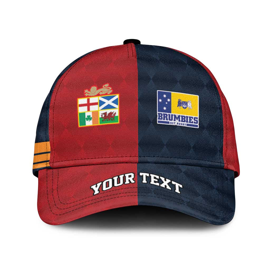 Custom British Lions Australia ACT Classic Cap Sporty Style LT09