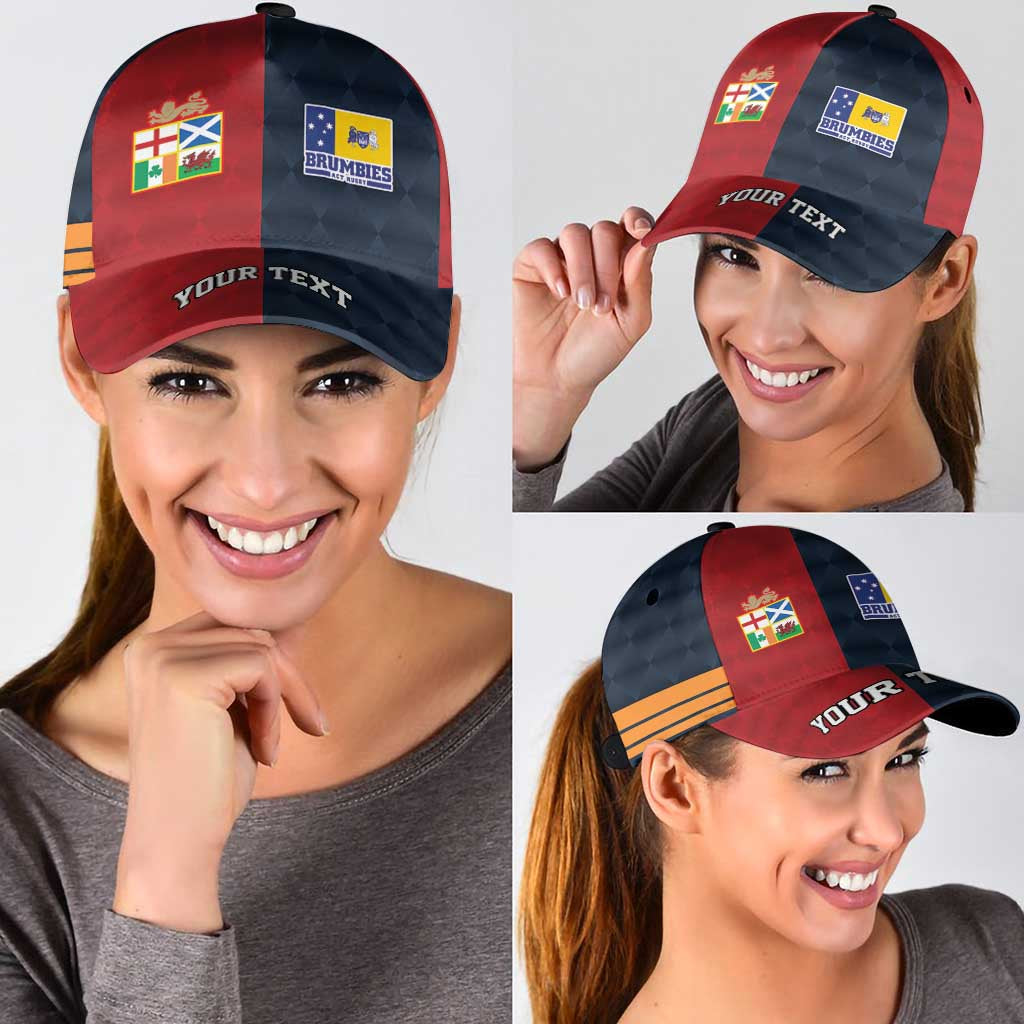 Custom British Lions Australia ACT Classic Cap Sporty Style LT9