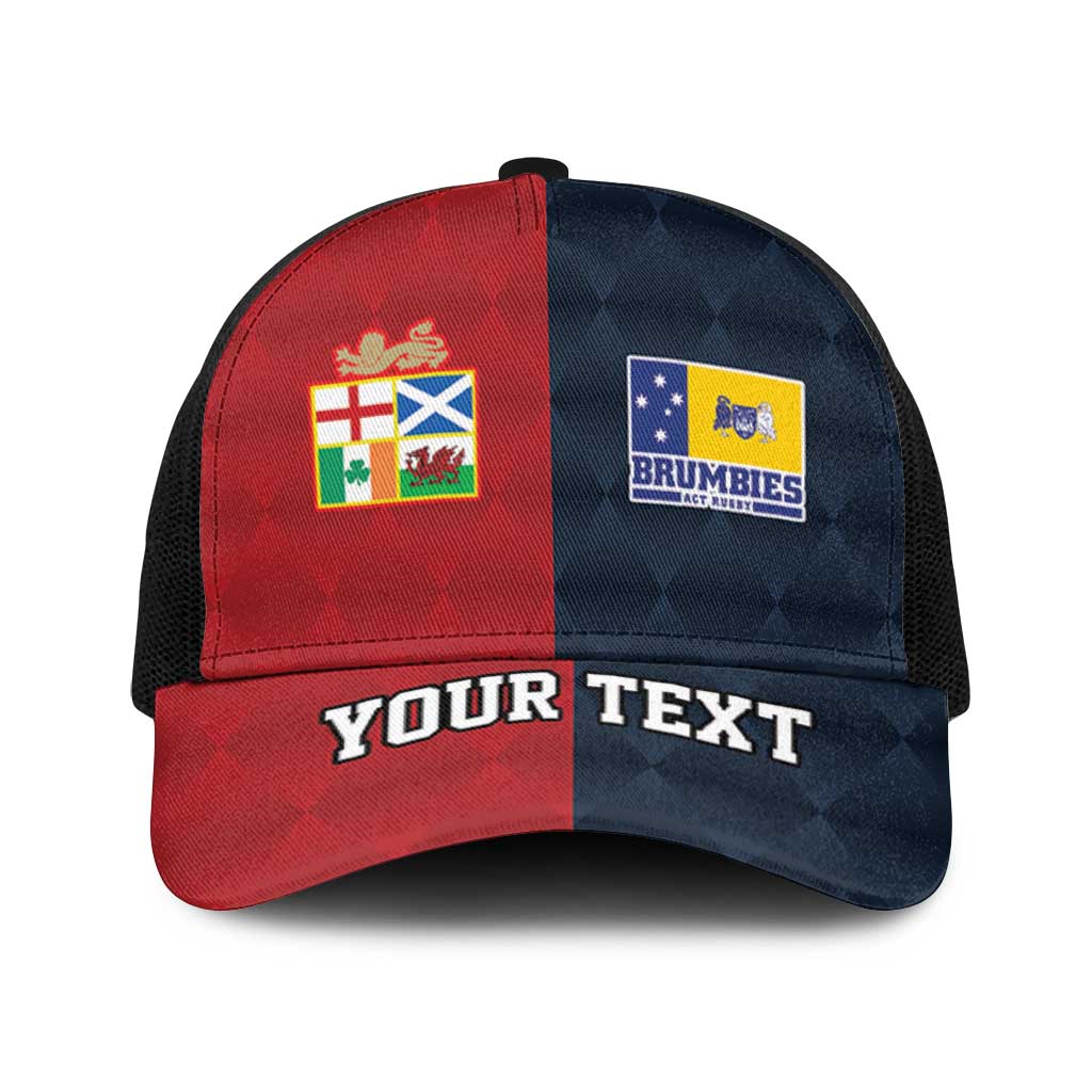Custom British Lions Australia ACT Mesh Trucker Cap Sporty Style - Wonder Print Shop