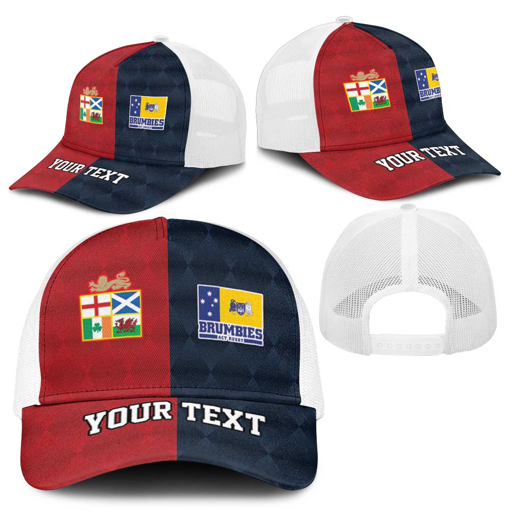 Custom British Lions Australia ACT Mesh Trucker Cap Sporty Style - Wonder Print Shop