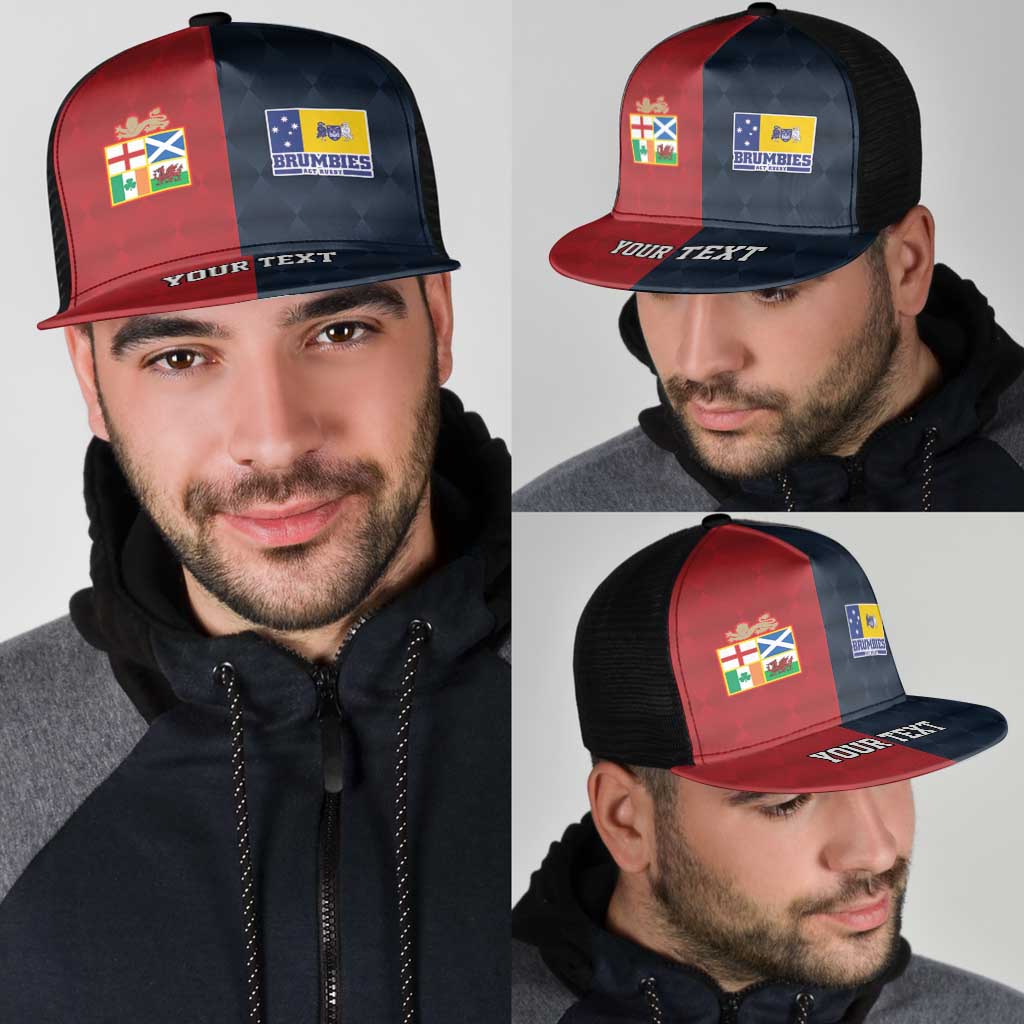 Custom British Lions Australia ACT Mesh Trucker Cap Sporty Style - Wonder Print Shop