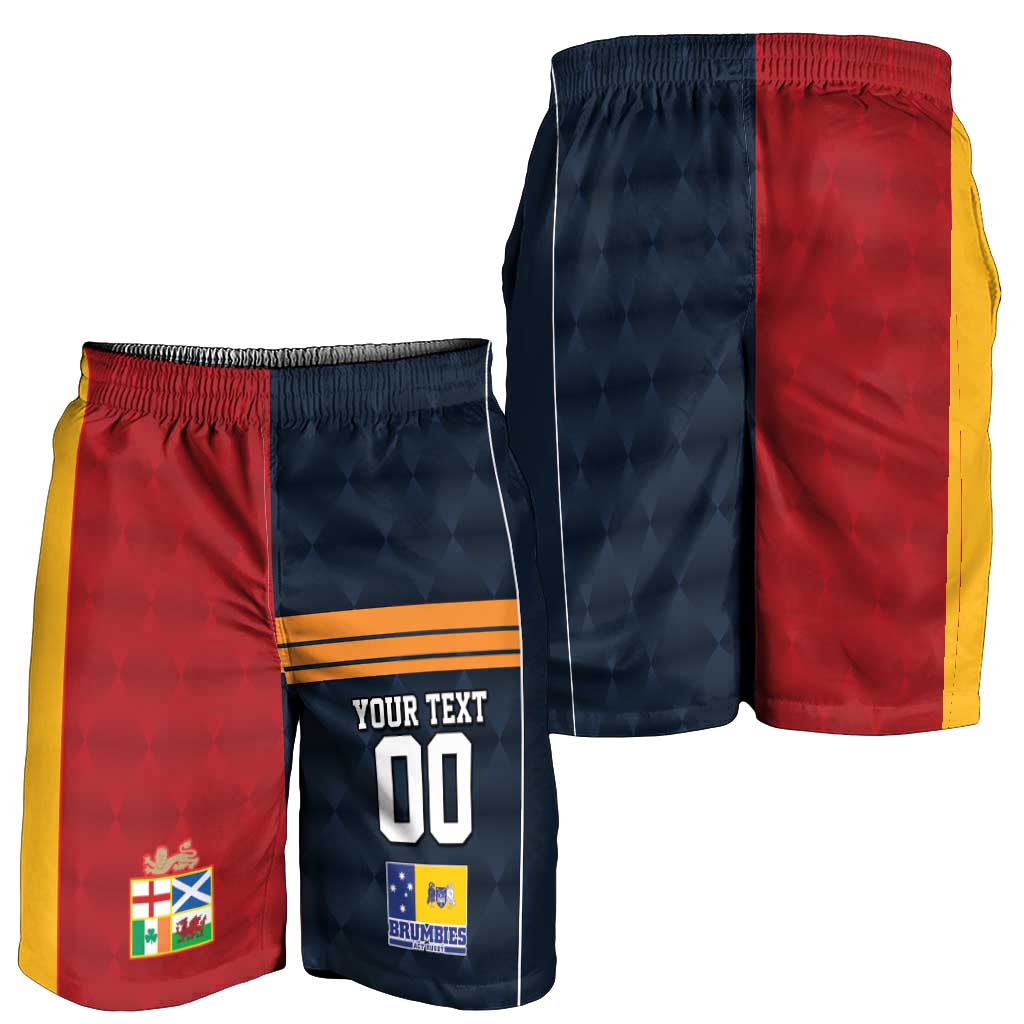 Custom British Lions Australia ACT Shorts for Men Sporty Style LT09