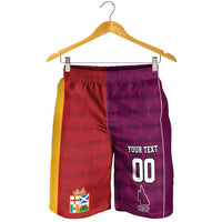 Custom British Lions Australia Queensland Shorts for Men Sporty Style LT09