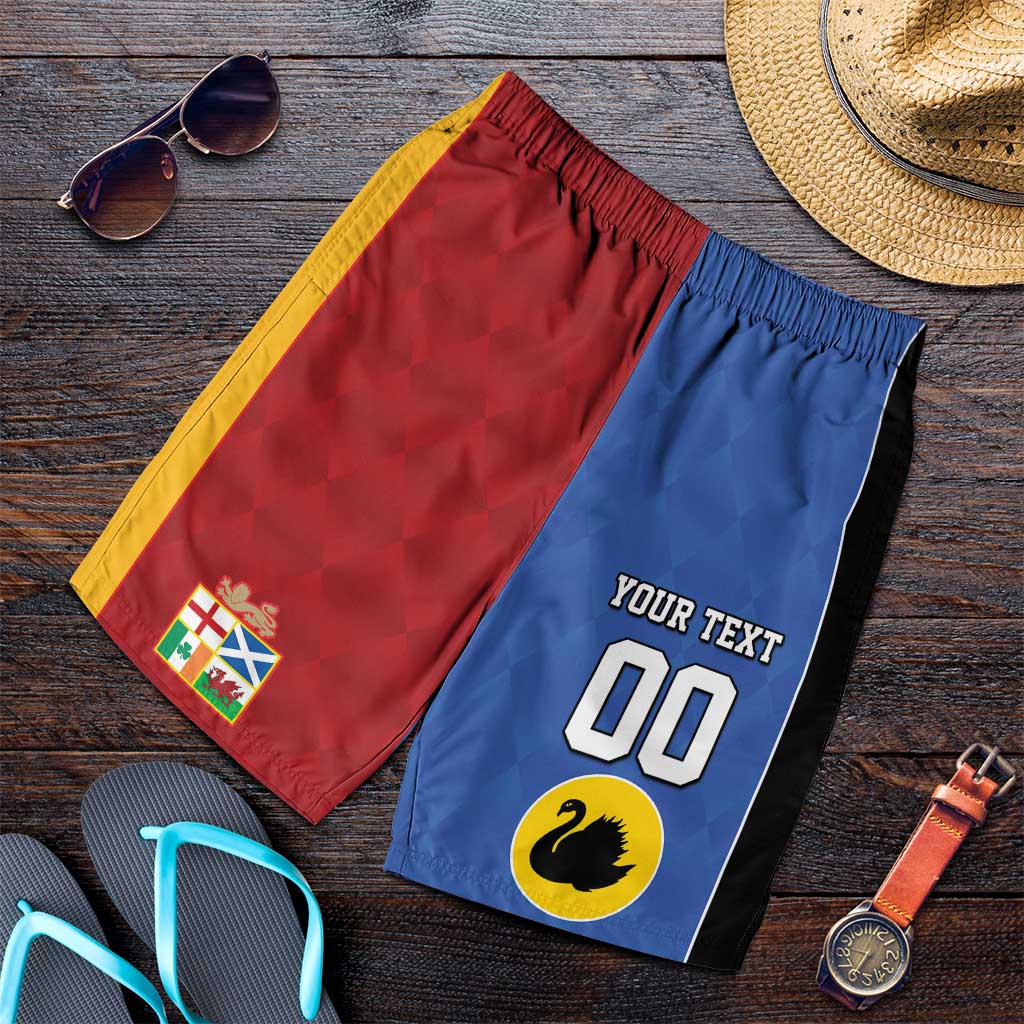 Custom British Lions Australia Western Force Shorts for Men Sporty Style LT09