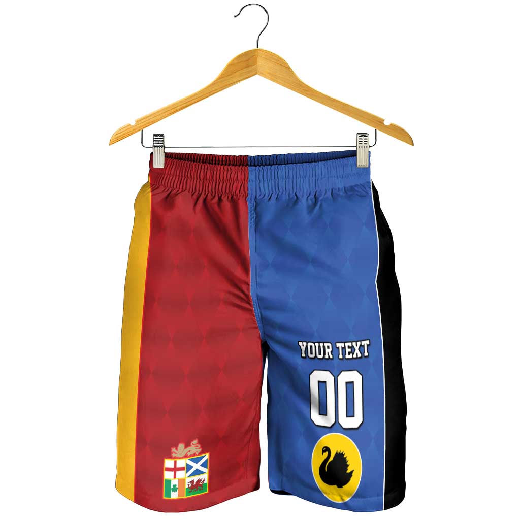 Custom British Lions Australia Western Force Shorts for Men Sporty Style LT09